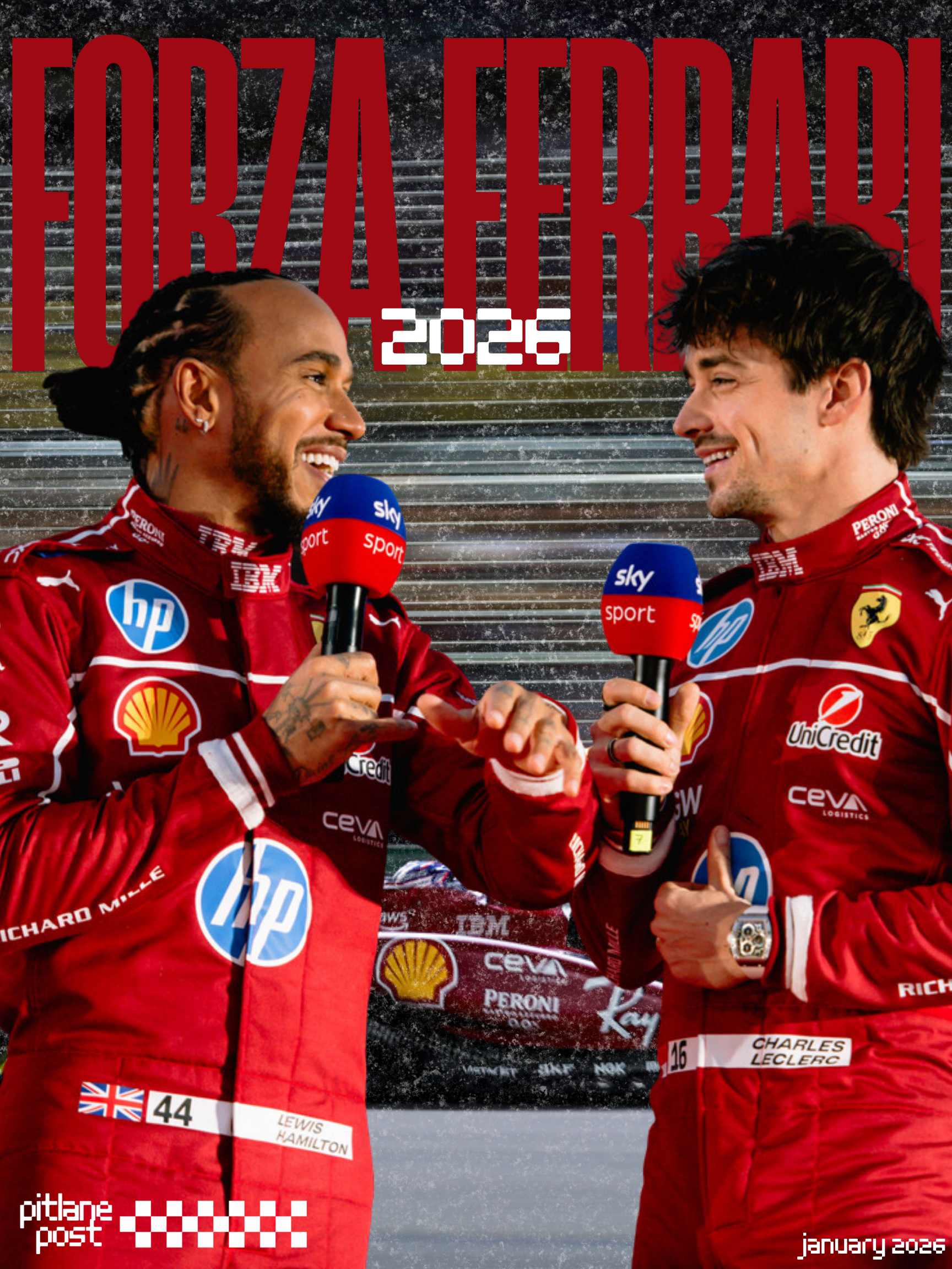 the pitlane post - forza ferrari poster